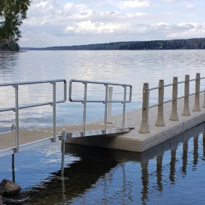 Corrimano modulare per passerelle Candock